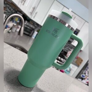 Stanley Mint Green Insulated Travel Mug with Handle